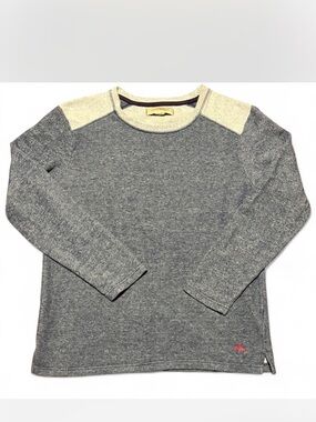 Tommy Bahama Blue Knit Crewneck Sweater Soft Casual Coastal Mens L/G